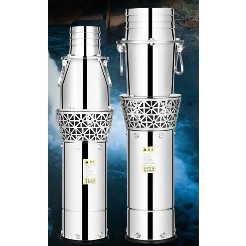 Oil-immersed 304 stainless steel, high-lift agricultural irrigation large-flow pump