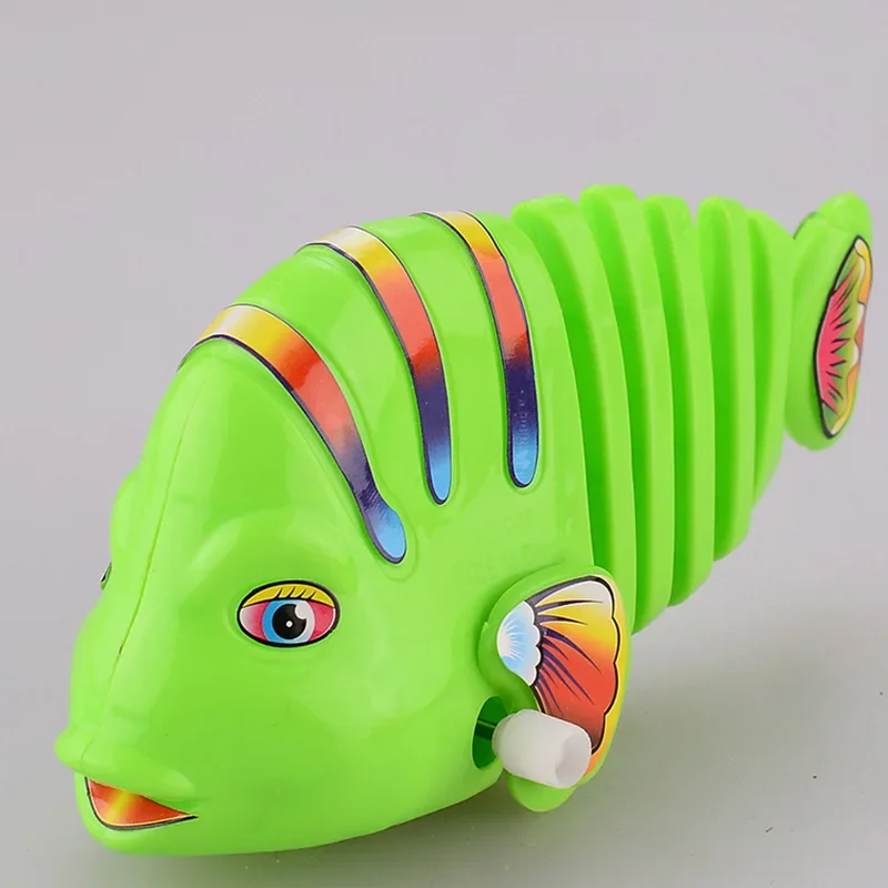 Terrestrial Bionic Fish 2 to 8 years Old Toys Wind-up Fish Swing FishThat Wag Their Tails Fish Toys Exercise Brain Boy Baby Gift