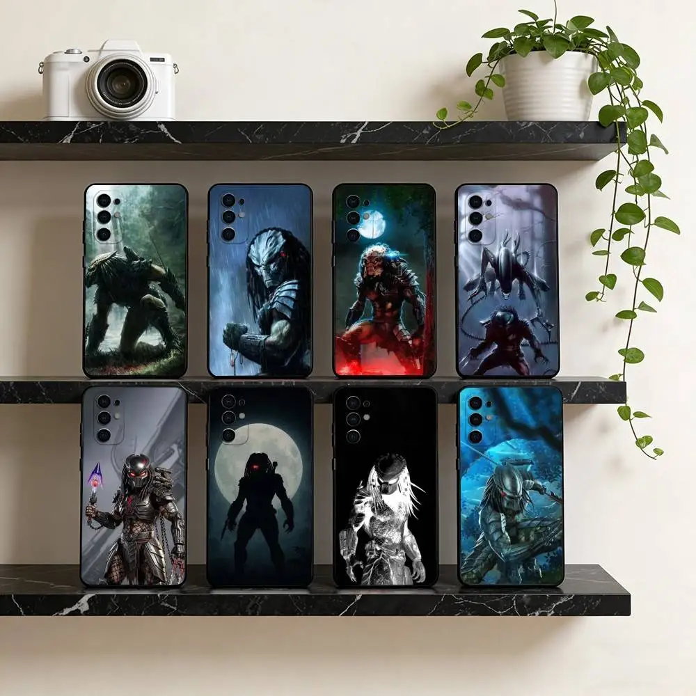 The P-Predator Phone Case Black Silicone Soft For Samsung S25,S24,S21,S22,S23,S30,Ultra,S20,Plus,Fe,Lite