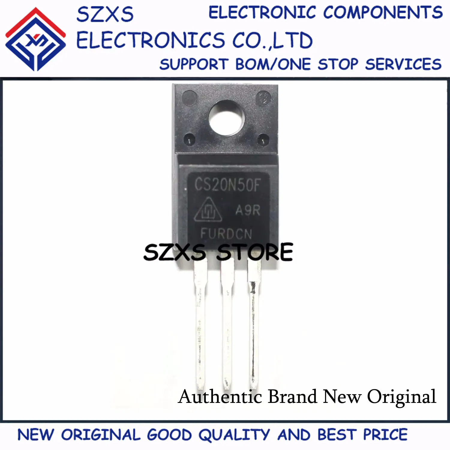 New Original 10Pcs CS20N50F CS20N50FA9R TO-220F 20A 500V MOSFET Field Effect Transistor In Stock Good Quality