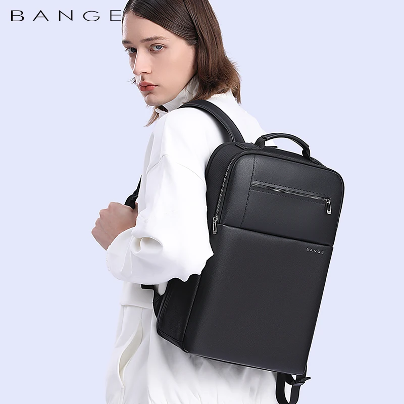 2023 New Business Backpack Men Fashion 15.6 in Laptop Backpack Work Man Bag Unisex Black Male Backpack Mochila Waterproof