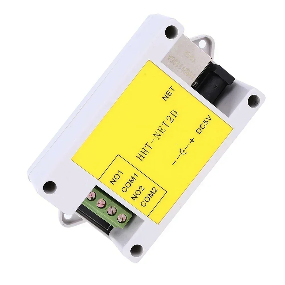 

HHT-NET2D Ethernet IP 2-Channel Relay Board DelaySwitch Control Module Remote Switch Control Delay Device Electrical Equipment