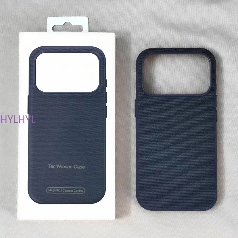 Luxuriöse Technische Gewebte Magnetische Hülle für iPhone 18 17 Air 16 15 14 13 12 11 Pro Max Plus für Magsafe Kabelloses Laden Stoßfeste Abdeckung – Detail 4