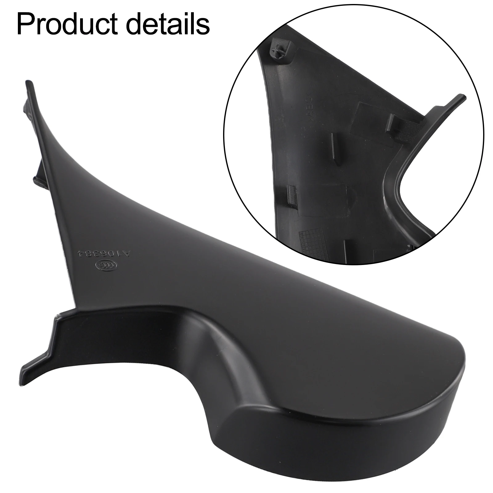 

Replace Your Cracked or Broken Left Rearview Mirror Bottom Shell with this For Tesla For Model 3 Compatible Shell