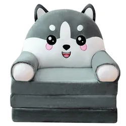 Children'S Multi-Layer Folding Sofa Back Chair Plush Foldable Children'S Sofa Cute Cartoon Lazy Sofa Children'S Folding Sofa Bed