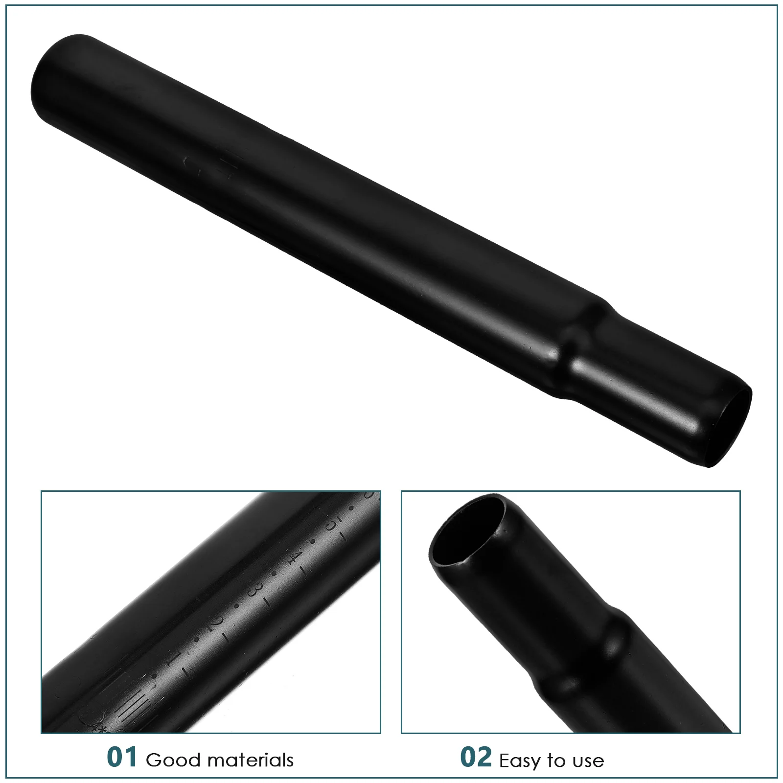 

Adjustable Bicycle Seat Post For Kids Mountain High-Carbon Steel Durable Resistant Compatible With Road Bike