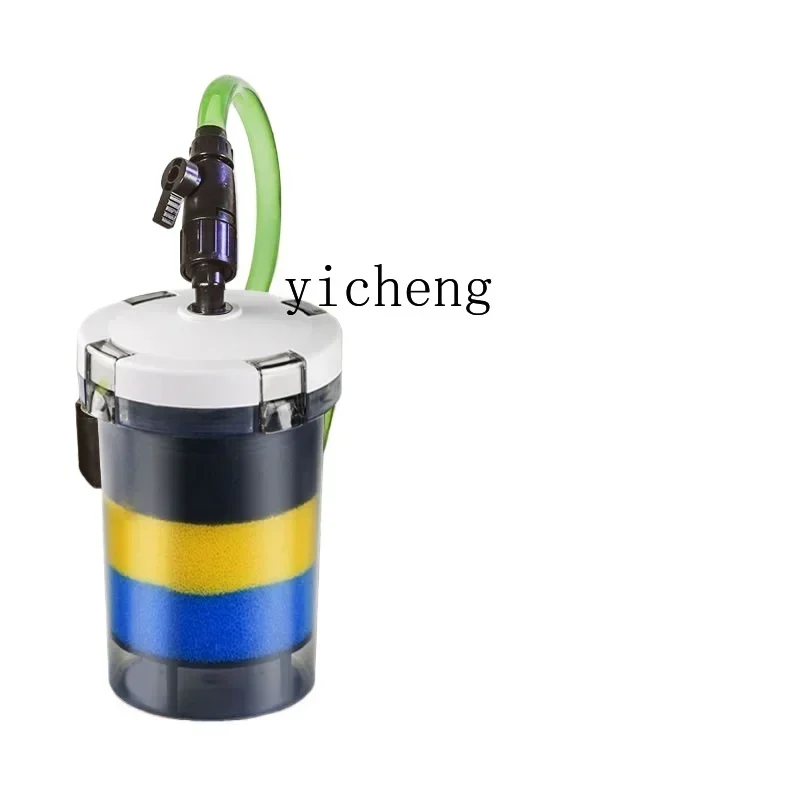 

small fish tank filter front filter bucket aquarium turtle tank external silent bottom suction submersible pump