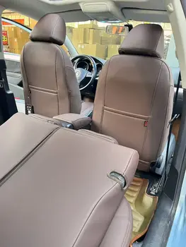 適用於大眾高爾夫(VW Golf 7/4 mk7)的客製化貼合式汽車座椅套,5座全套,耐用真皮材質。 10 最佳銷售 高爾夫mk7汽車座椅套 - №7