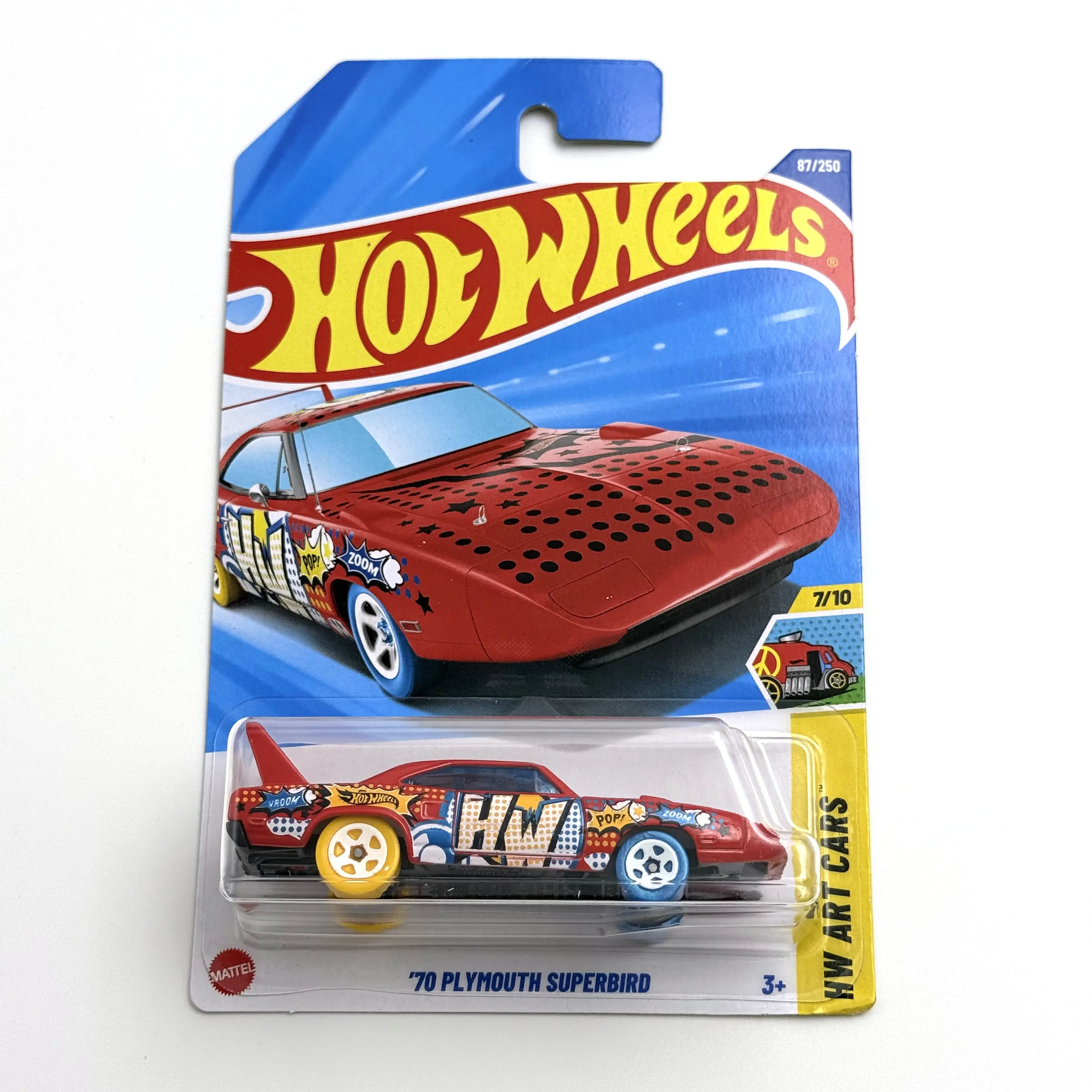 

Hot Wheels 2025 70 PLYMOUTH SUPERBIRD Красный 1:64 Металлическая литая модель игрушечного автомобиля