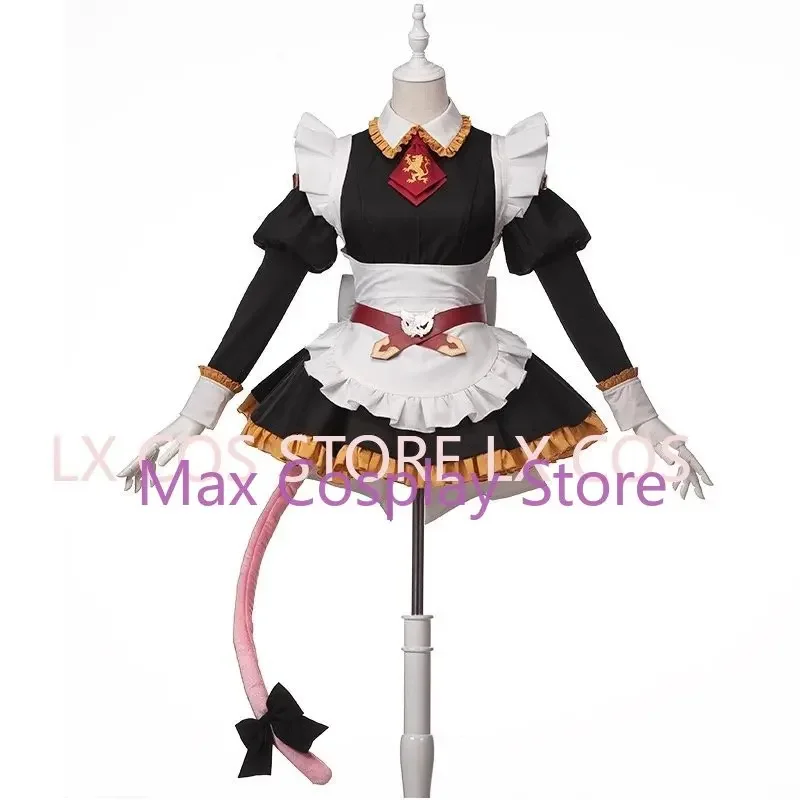 Max FGO  Rider Astolfo Cosplay Costume Maid Dress Women Fancy Dress Uniform Halloween Carnival Suit Custom size view 5