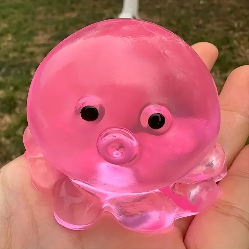 Squishy Oceaan Octopus Knijp Fidget Speelgoed Simulatie Stress Trage Rebound Speelgoed Kan Worden Uitgerekt Zintuiglijke Decompressie Cadeau