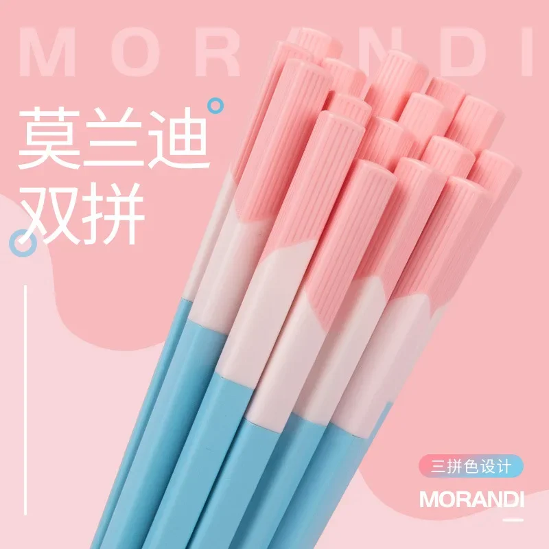 Chopsticks Household Alloy Modern Simple Morandi Series Chopsticks High Temperature Not Afraid of Mold Practical Tableware