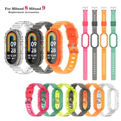 Transparent Silicone Replacement Strap for Xiaomi Mi band 9 / 8 Miband 9