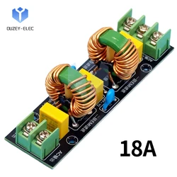 Power Filter EMI Dual Stage Filter Power Supply Filter Board 0.01UF~0.47UF Power Supply Noise Reduction Module 2A-18A