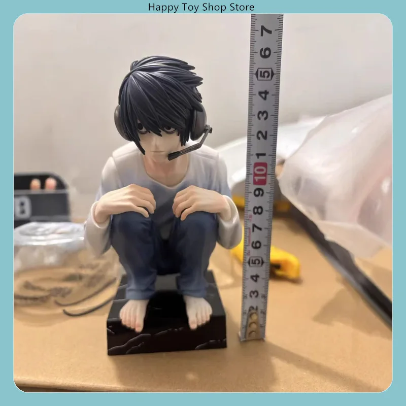 

Аниме-фигурка в позе приседающих персонажей с двумя головами и двумя руками, коллекционная статуэтка, украшение для рабочего стола, игрушка, подарок