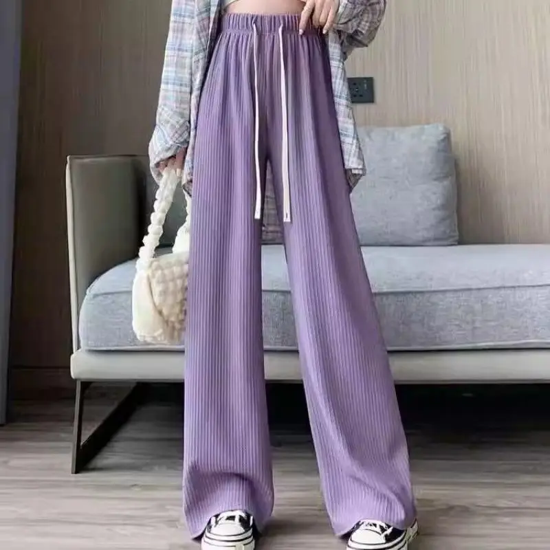 Conjunto feminino curto polo roxo e calças compridas, tops bonitos de urso, roupas estilo coreano, estilo Lady Preppy, conjunto de 1 ou 2 peças, verão