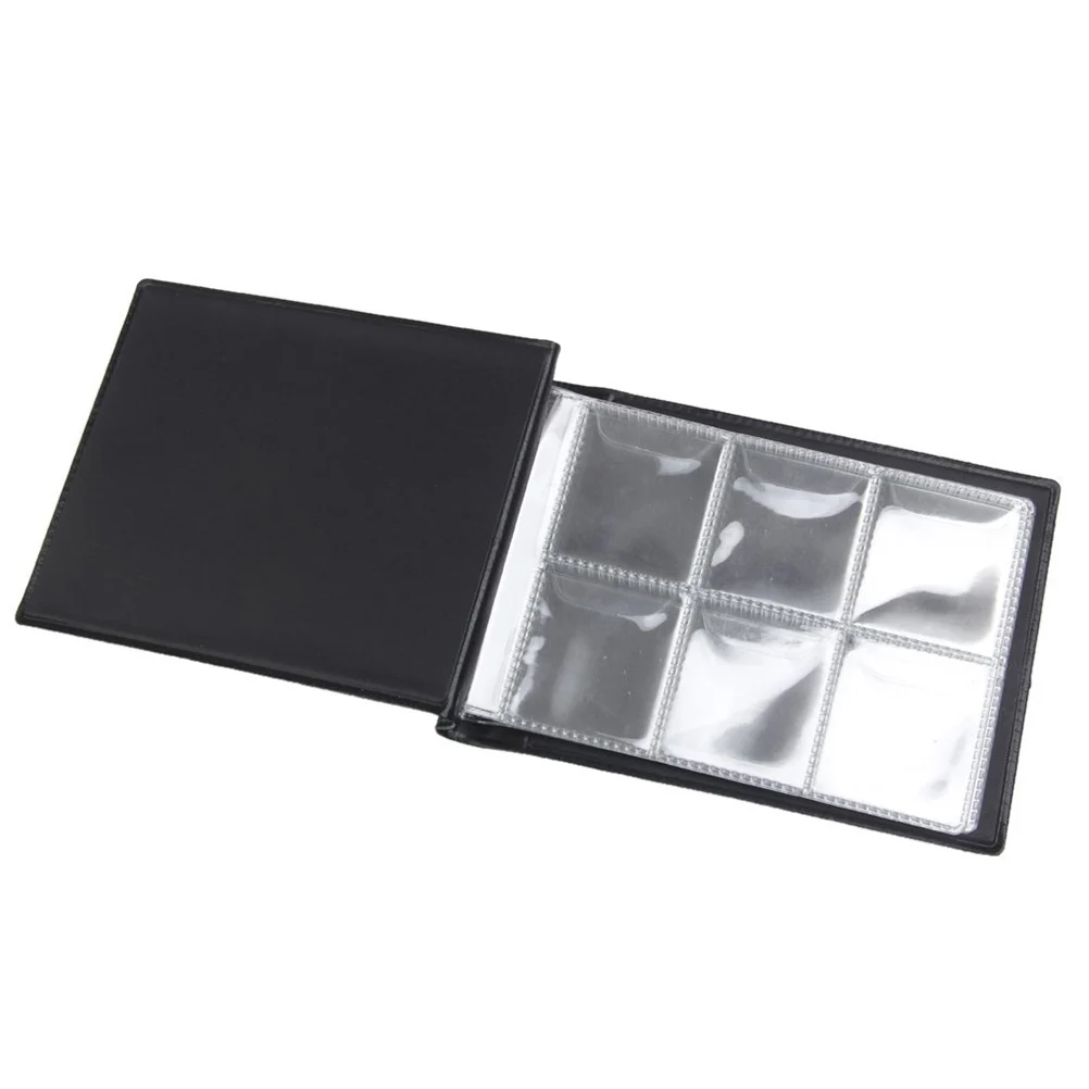 

10pcs Collection Album 60 Pockets 13.8x9.8cm PU Cover OPP Pages for Caps Tokens Badges Collecting Storage