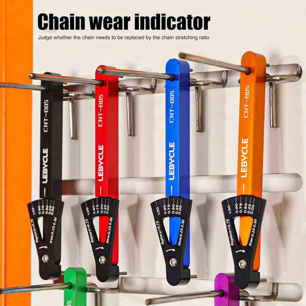 MTB Bicycle Chain Wear Indicator Tool Chain Checker Kits Multi-Functional Chains Gauge Measurement For Mountain Road Bike