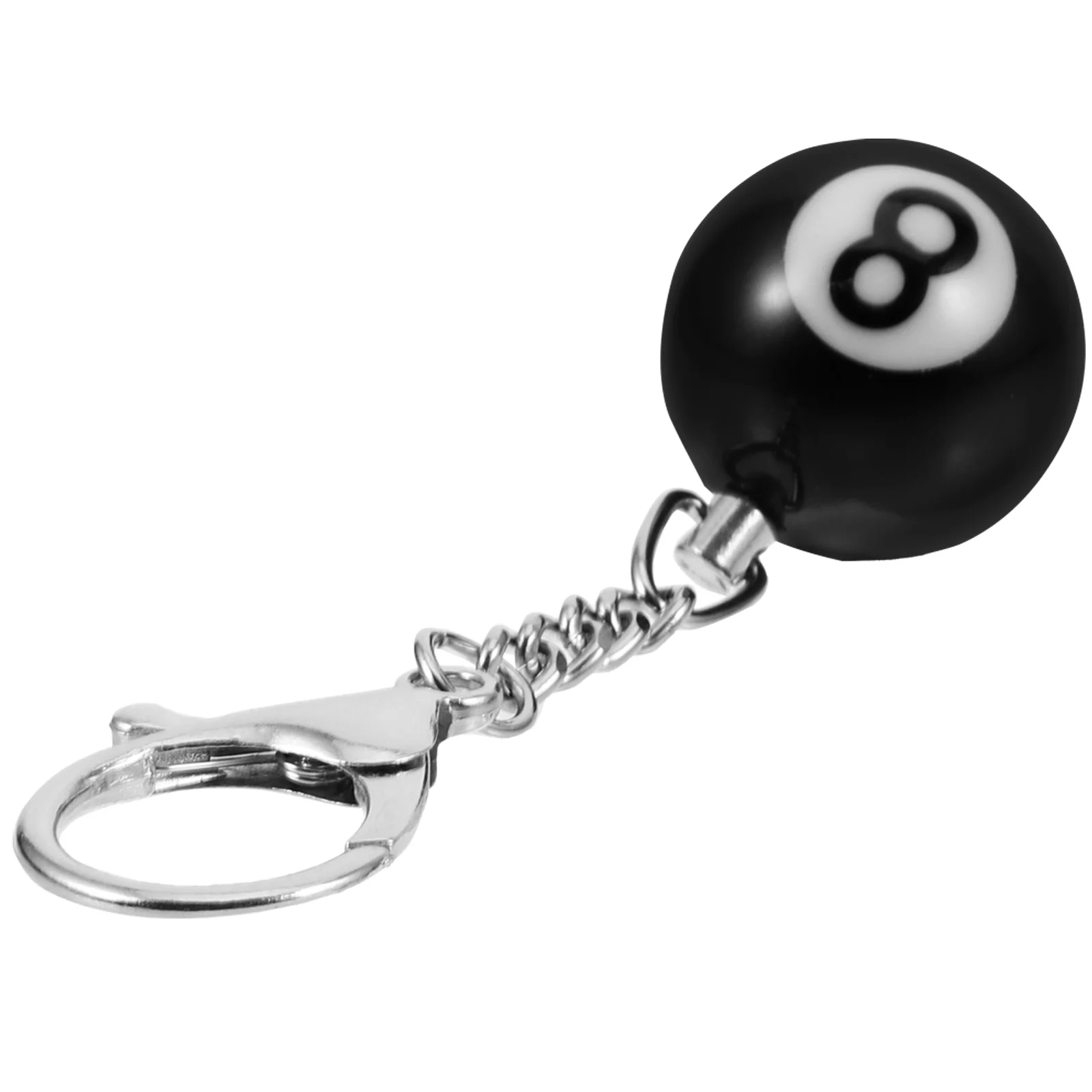 Ball Keyring Charm Billiard Ball Small Keychain Decorative Pool Ball Hanging Decor decorative billiards keychains