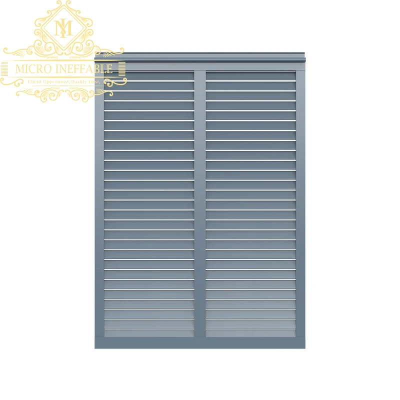 Vidrio de aluminio ajustable a prueba de polvo personalizado, ventana Jalousie, alta calidad, precio del fabricante