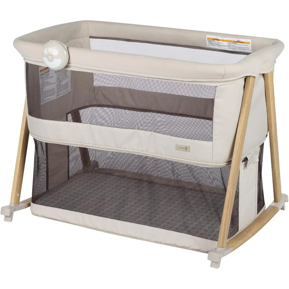 Keamanan 1 Rest-and-Romp Play Yard, dengan mudah melakukan konversi dari Bassinet hingga halaman bermain