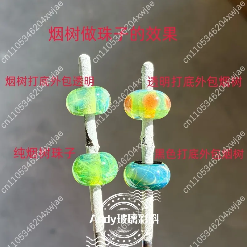 Heat Resistant Photochromic Green Hard Borosilicate Glass Rod Colored Glaze Material For Professional Lampworking Glass Craft