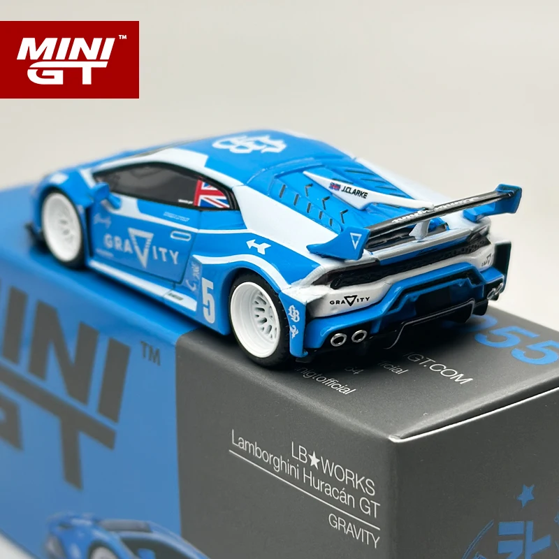 MINIGT 1:64 LBWK Lamborghini Huracan GT GRAVITY Blue and White