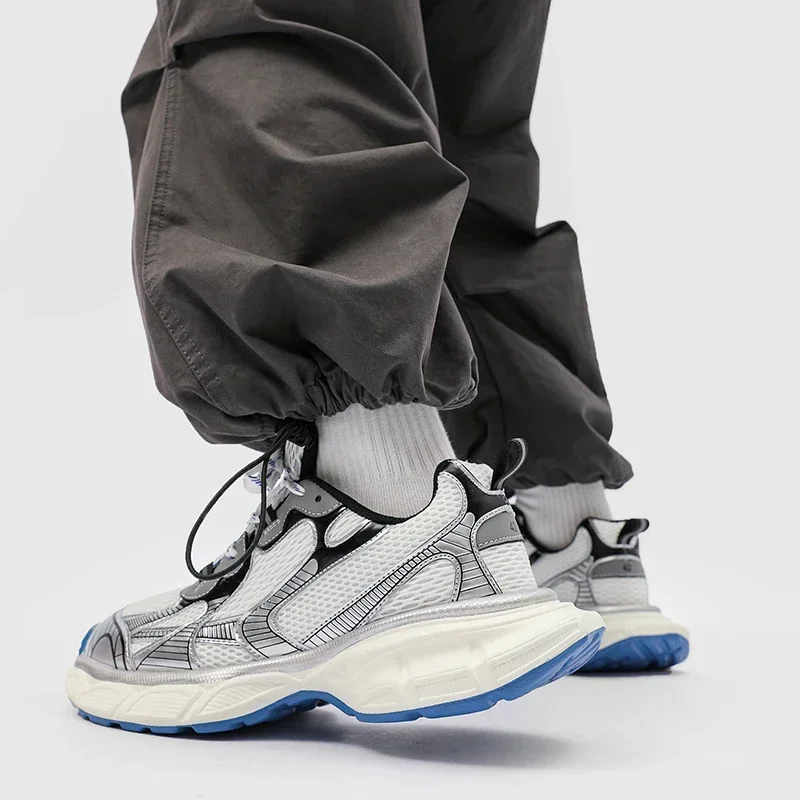 أحذية رياضية نسائية فاخرة مكتنزة 2025 أحذية شبكية قابلة للتنفس للرجال أحذية رياضية للجري للسيدات أحذية فلكنيز للياقة البدنية