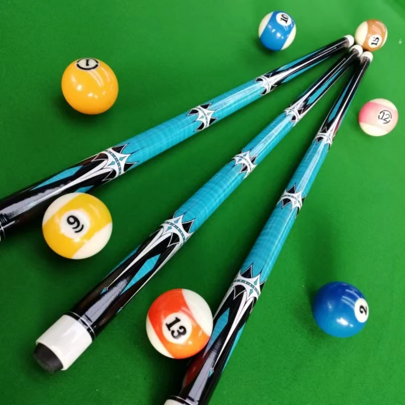 13mm Professional Grade High-quality Carbon Billiard Club With Cool Blue Color Scheme, Suitable For Players Of All Levels To Use