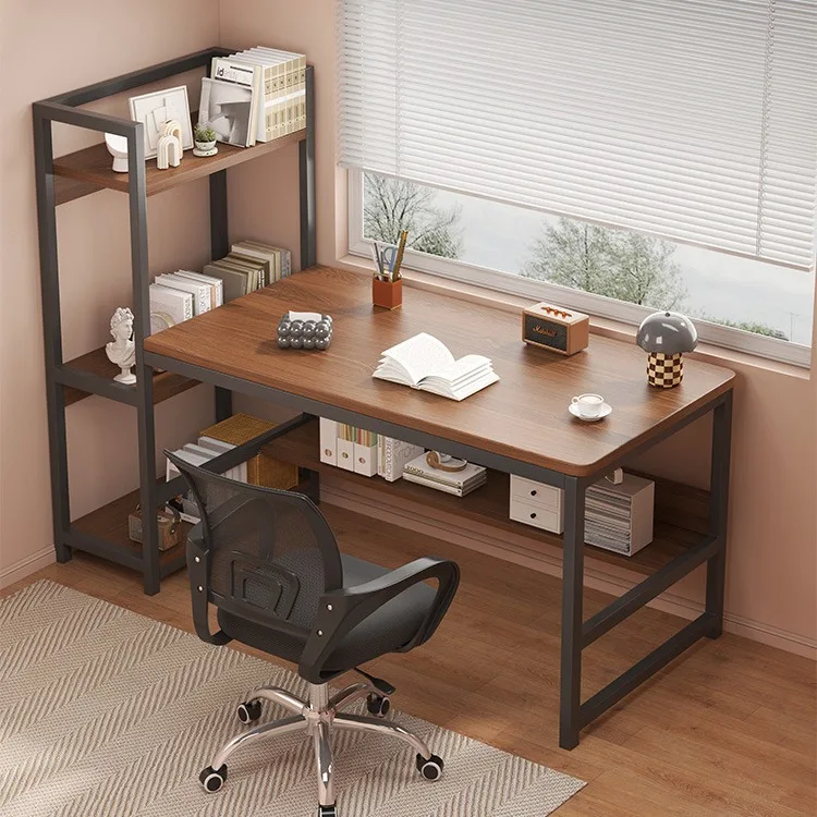 

L Shaped Computer Desk With Side Storage Bag Wood Corner PC Gaming Table for Home Office Small Spaces Room Desks Furniture Study