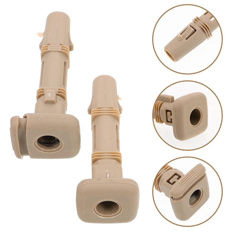 5 Pcs Car Headrest Accessories Guide Insert for Headrests Front Seat Post Plastic