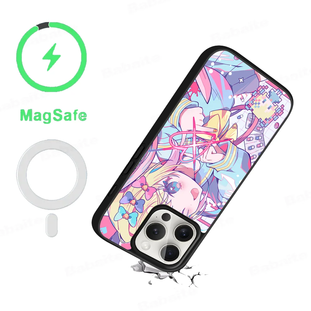 Needy Girl Streamer Overload Phone Case Magnetic Case For IPhone 16 14 13 12 15 Pro Max Plus For Magsafe Wireless Charge Cover