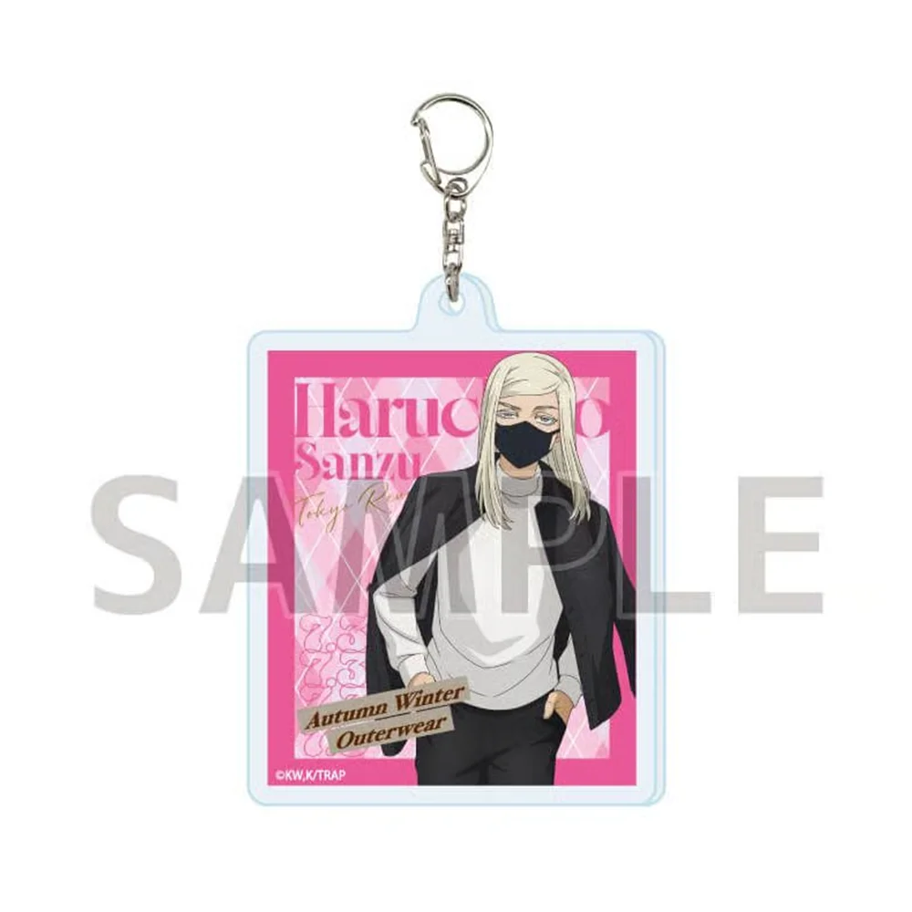 Anime Tokyo Revengers Sano Manjiro Matsuno Chifuyu 6CM Acrylic Stand Cute Bag Charm Car Keychain Bag Body Kit Keyring Gift