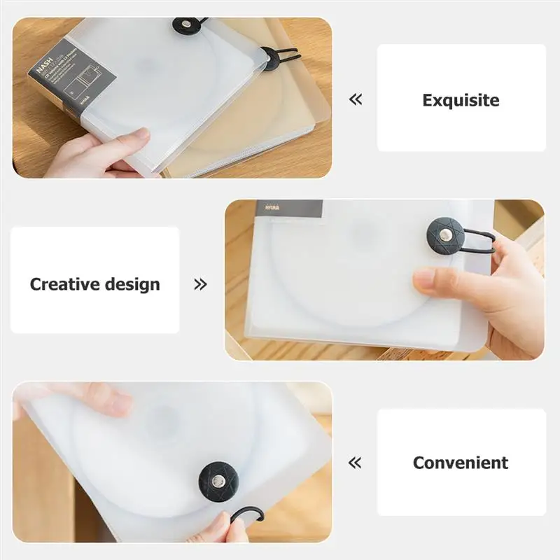 Сумка для компакт-дисков, рукав для хранения, легкий кошелек, дорожный чехол, карман для книги, полипропиленовый автомобильный DVD-переплет, контейнер для переплета