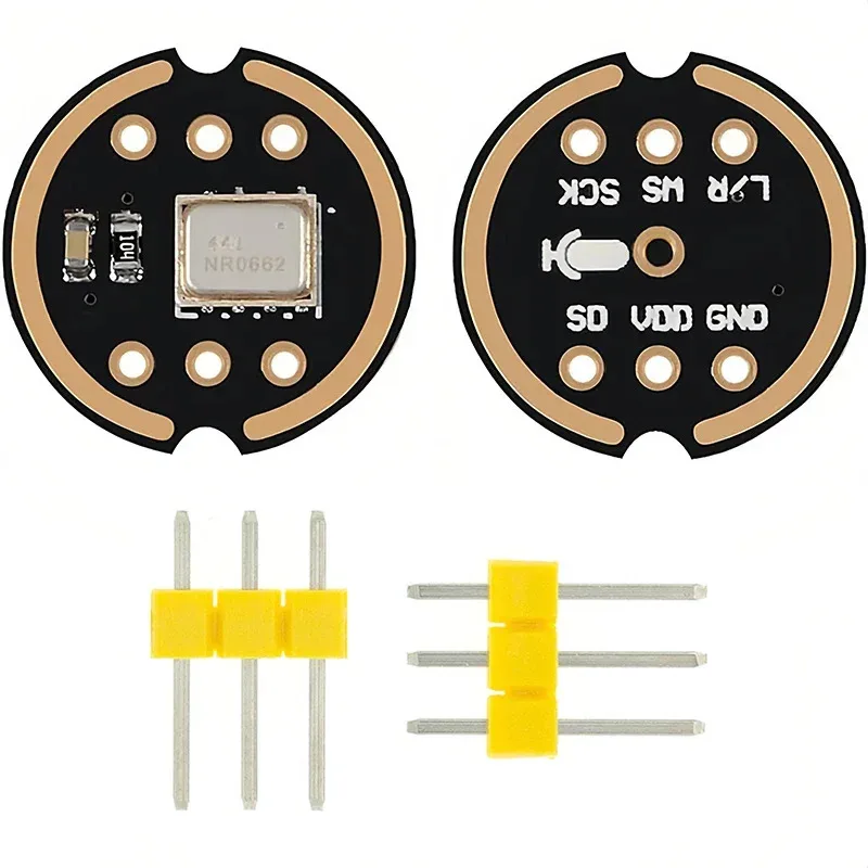 1-10 Buah INMP441 Modul Mikrofon Segala Arah Antarmuka I2S Modul Sensor Output Digital Presisi Tinggi MEMS Daya Rendah