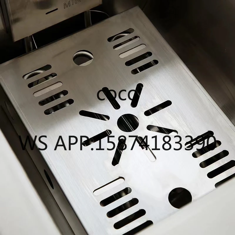 Stainless Steel Double Tank Deep Fryer for Home Restaurant Street Food Stall