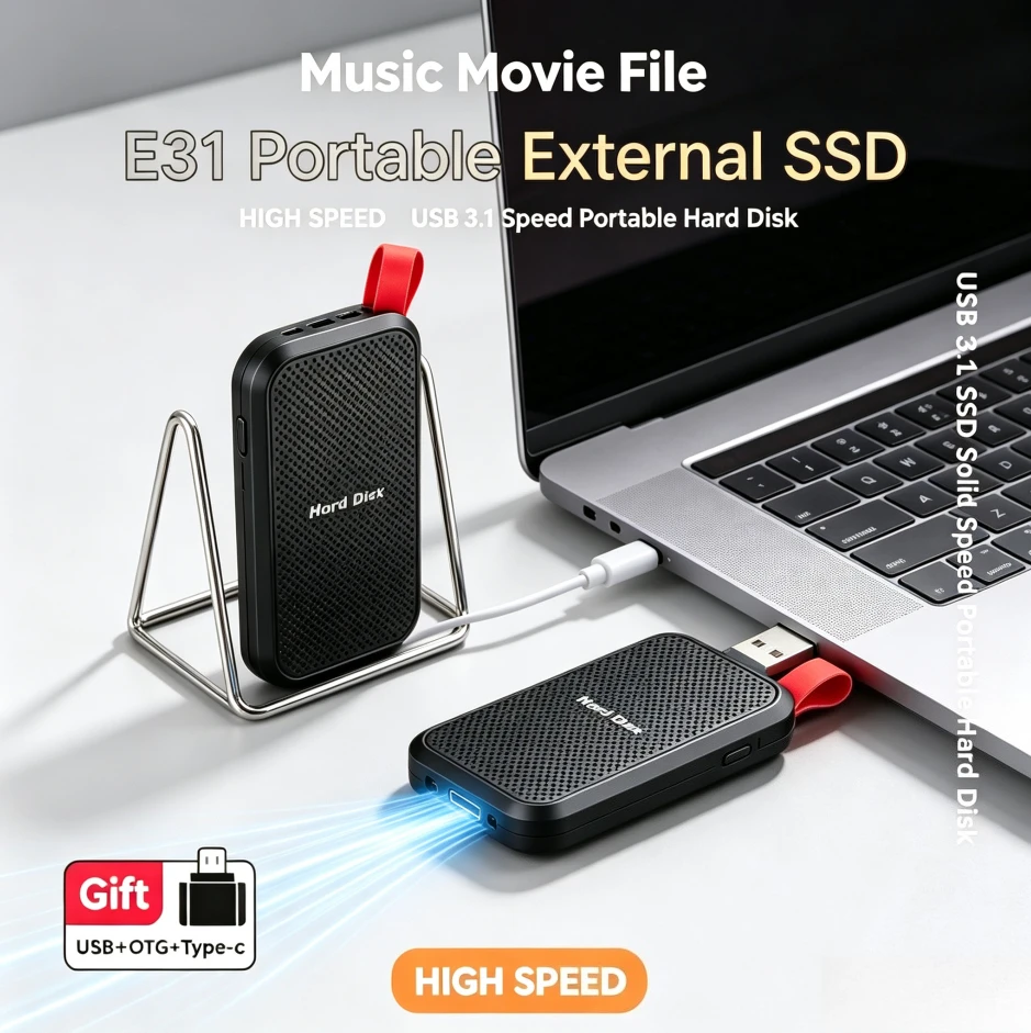 Gaming Console Brands - [Brand+] E31 Portable External SSD High
