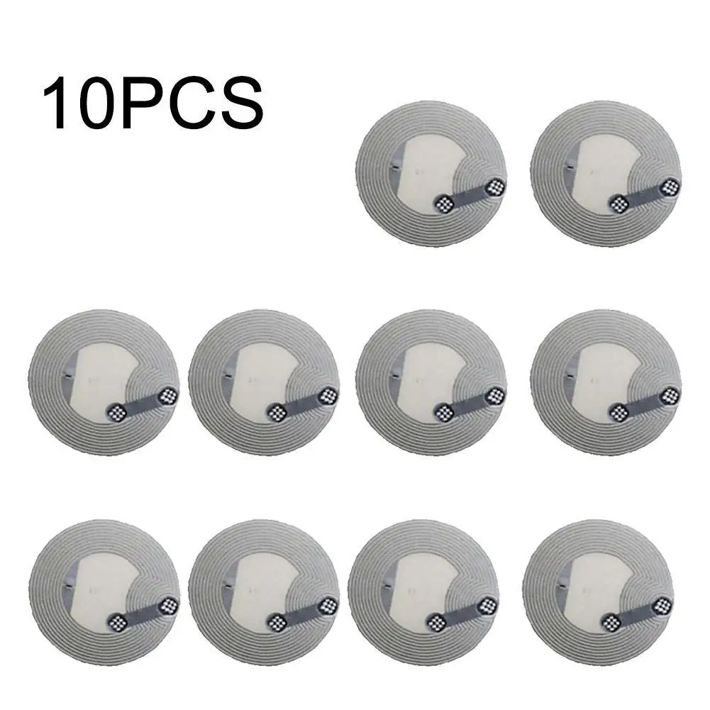 10pcs 25mm White NFC Stickers Protocol 13.56MHz 213 Universal Label Tags And All NFC Phones