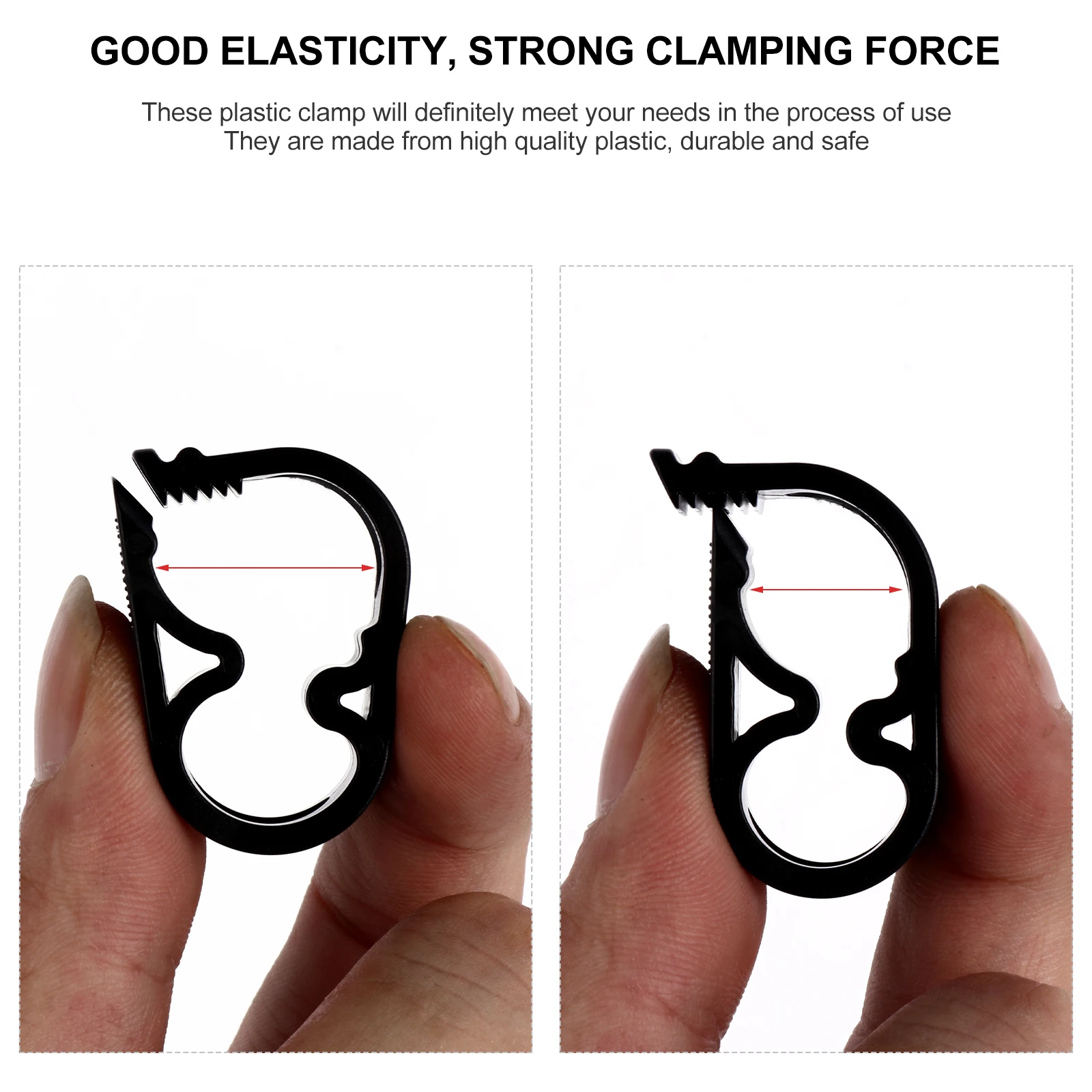 

24 Pcs Water Stop Hose Pipe Clamps Flow Control Tube Clip Handheld Shut Off Fish Tank