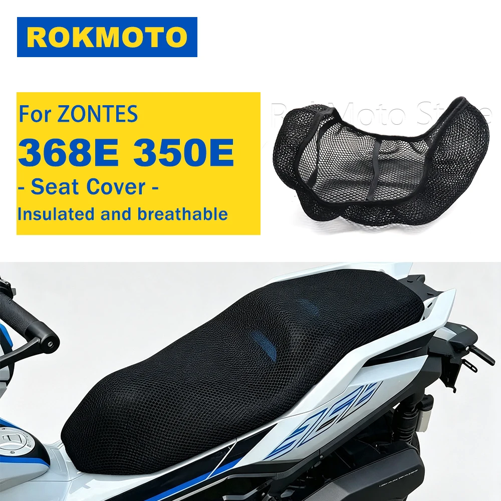 For ZONTES 368E 350E 368 350 E Motorcycle Accessories Protecting Cushion Seat Cover Breathable Comfortable 3D Mesh Seat Cover