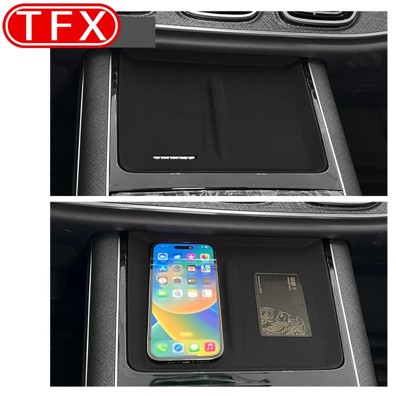 Tampon en silicone pour contrôle central de voiture, chargement sans fil, stockage central, polymères anti-poussière, accessoires de quatuor automatique, Chery Tiggo 9, Jaecoo J8