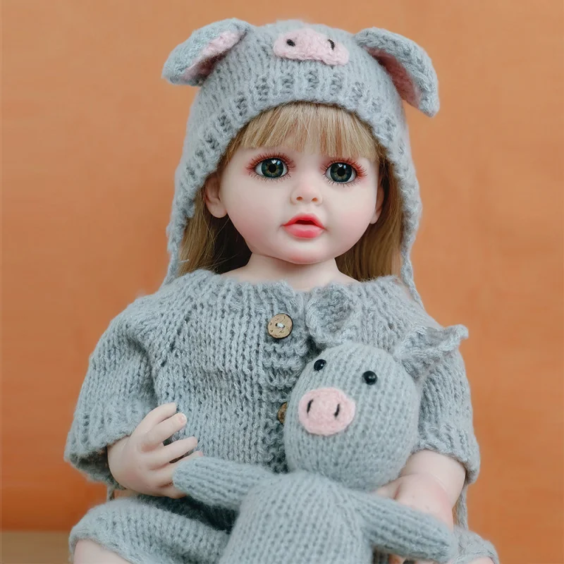 Vinyl55cmSimulación Muñeca Bebé Niña Juguete Muñeca Reborn