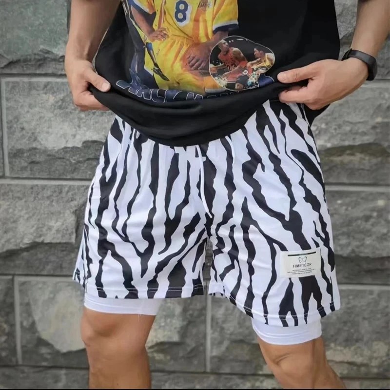 Summer New Men's Sports Shorts Beach Fitness Training Jogging Shorts Casual Comfort Trend Breathable Quick Drying Shorts