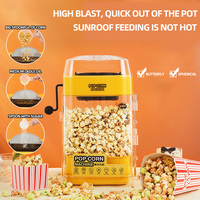 Good Quality 350W Household Healthy Hot Air Oil-free Popcorn Maker Fully Automatic Popcorn Machine For Home Kitchen