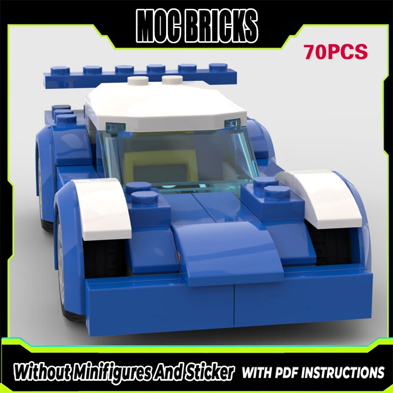 

Speed Racing Car Model MOC Building Bricks WEC IMSA Le Mans Modular Technology Gifts Holiday Assemble Children Toys Suit