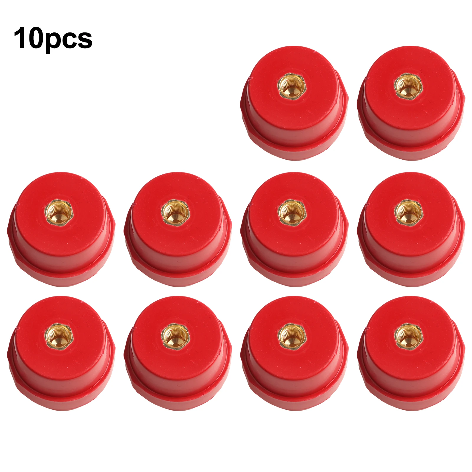 10pcs Busbar Insulators SM-40 M8 High Strength Polyester Spacer Insulators For Power Distribution Cabinet Power Transmission