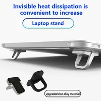 1 Pair Mini Legs For Macbook Pro Huawei Xiaomi Notebook Aluminum Base Support Tools Laptop Stand Radiator For Keyboard Holder
