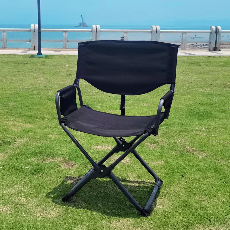 Folding Director Chair Film Crew Shooting Makeup Chairs Simple Outdoor Beach Chair Camping Fishing Oxford Cloth Backrest Chair