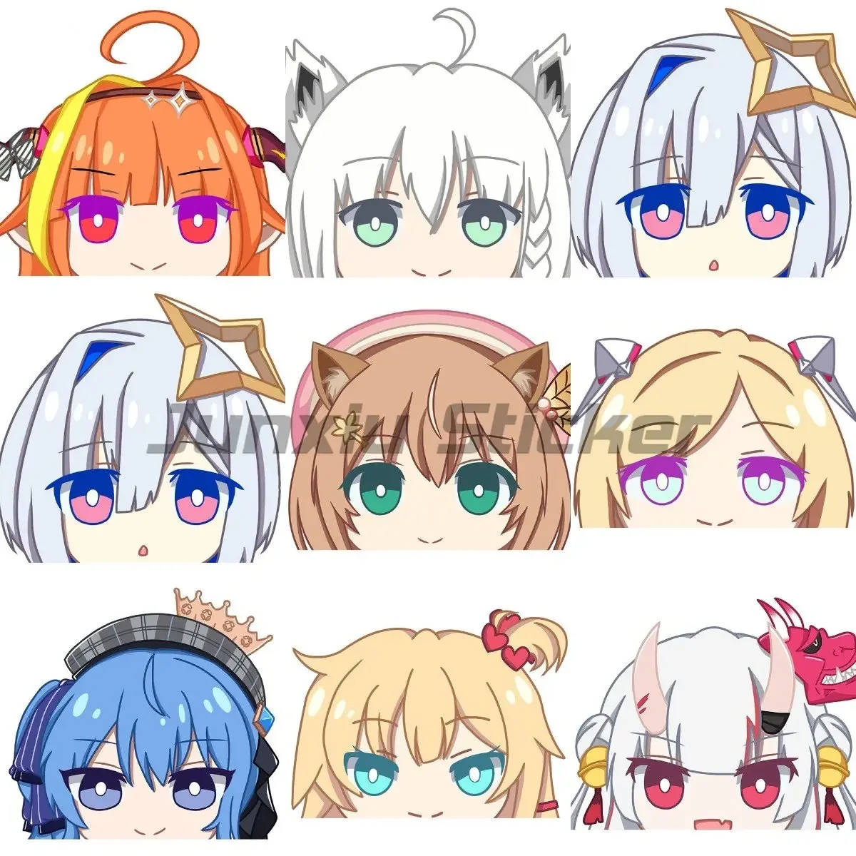 

customizable Anime sticker Motorcycle Autocaravanas Van Bicycle Laptop Car Stickers Decal Caravan Refrigerators Funny Anime