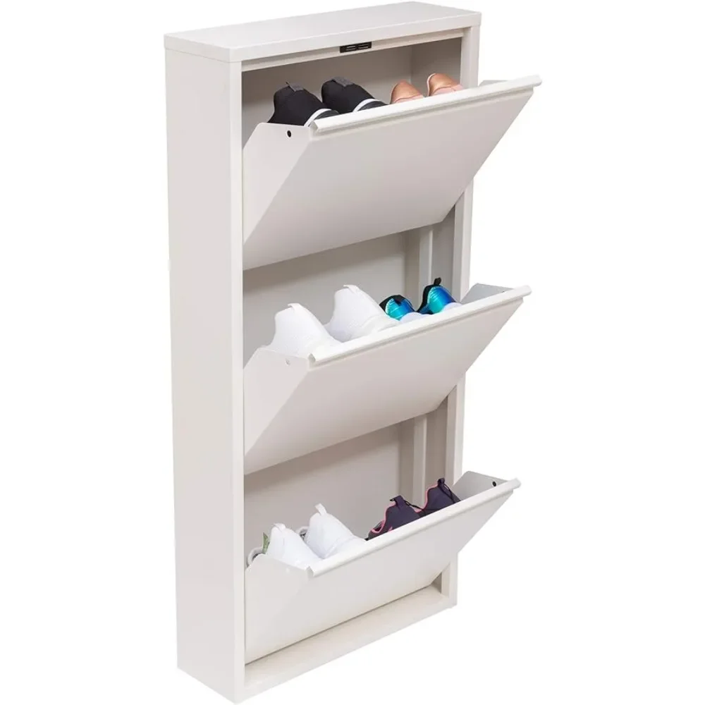 3 or 4 Drawer Shoe Cabinetsimple Space-saving 3-4Tier Shoe Rack Storage Organizer Easy To Wipe Clean Metal Surface Free Delivery